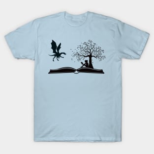 Books and Dragons T-Shirt